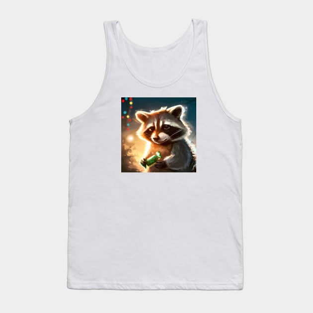 Cute Raccoon Tank Top by Play Zoo